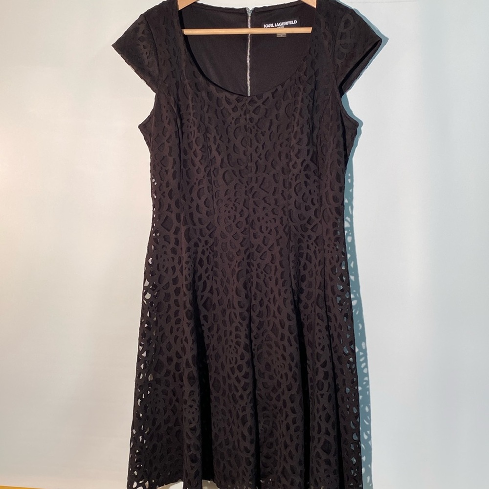 Karl Lagerfeld - Laser cut out dress. Size 12